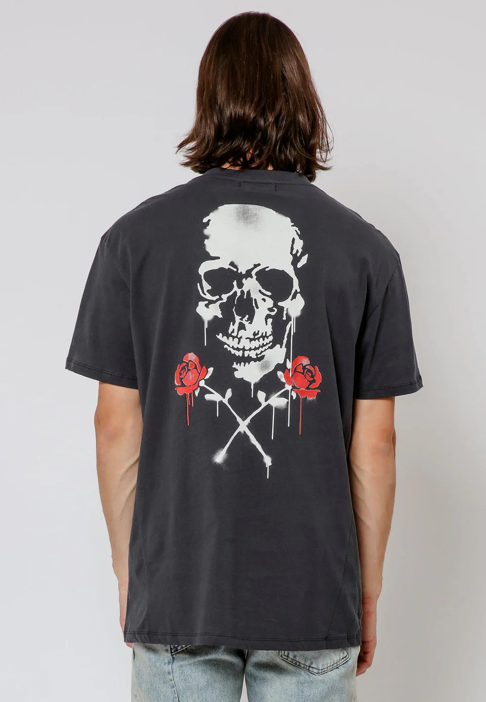 Camiseta RELIGION skull stencil