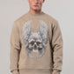 Sudadera cuello caja RELIGION WINGS SKULL