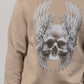 Sudadera cuello caja RELIGION WINGS SKULL