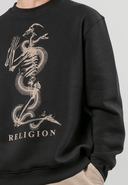 Sudadera cuello caja RELIGION Snake