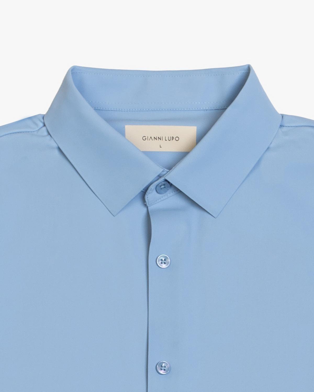 Camisa Gianni Lupo azul celeste