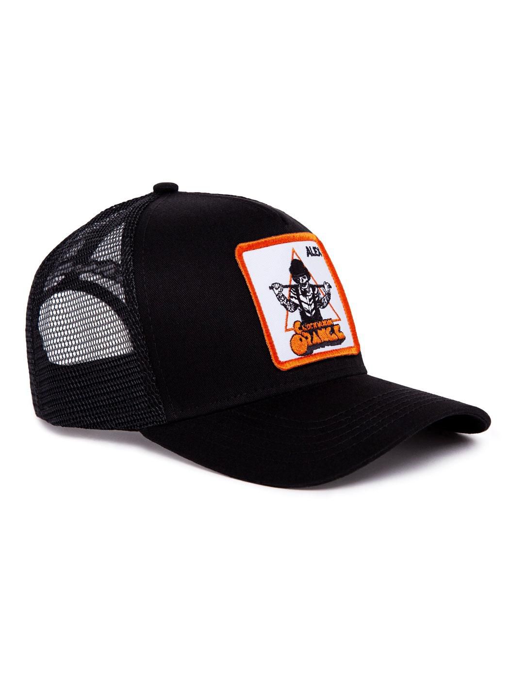 Gorra naranja mecánica