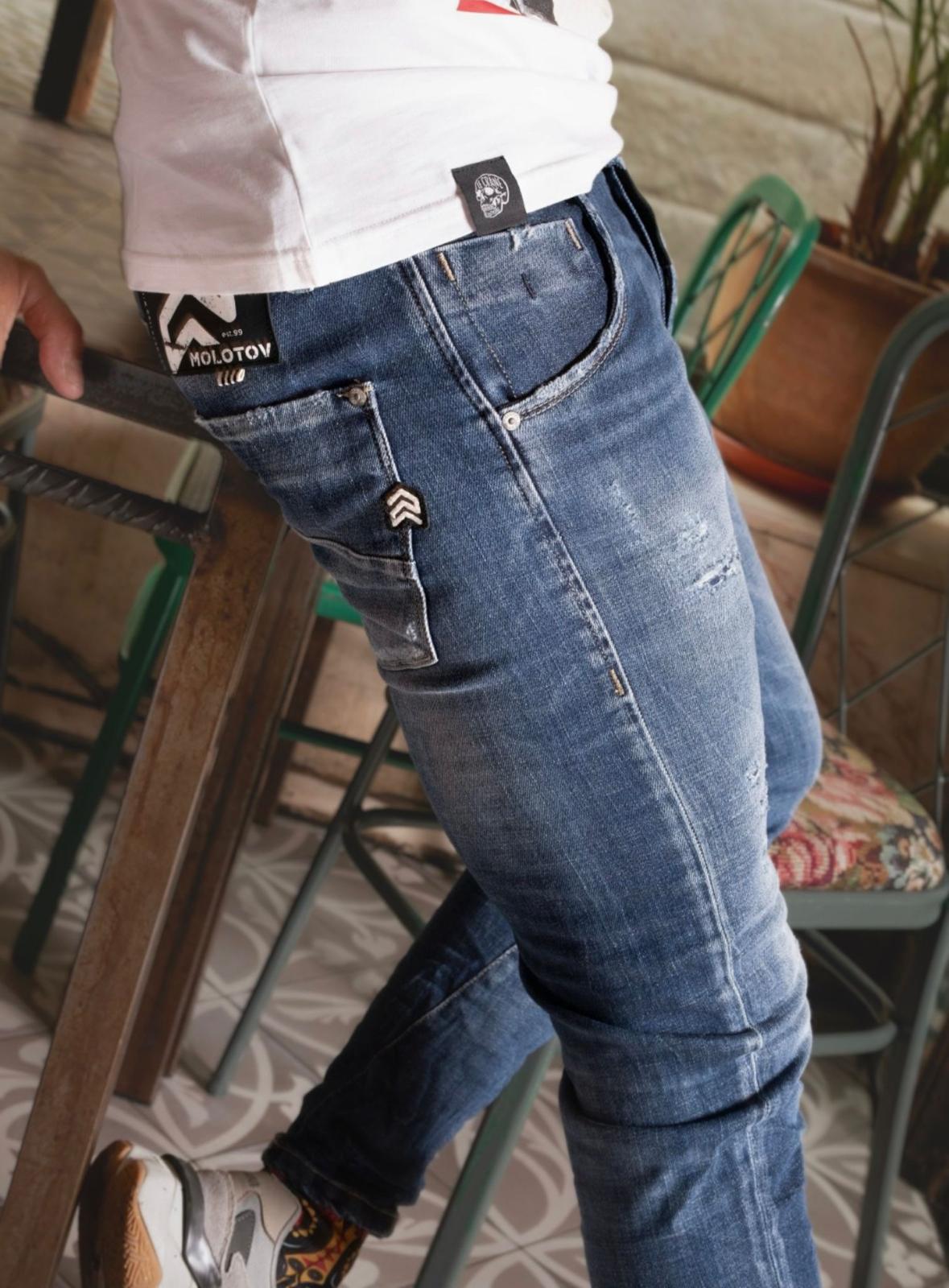 Pantalón tejano MOLOTOV mod. Smith basic 850 denim