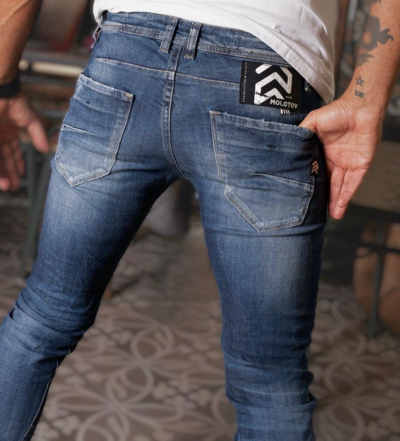 Pantalón tejano MOLOTOV mod. Smith basic 850 denim