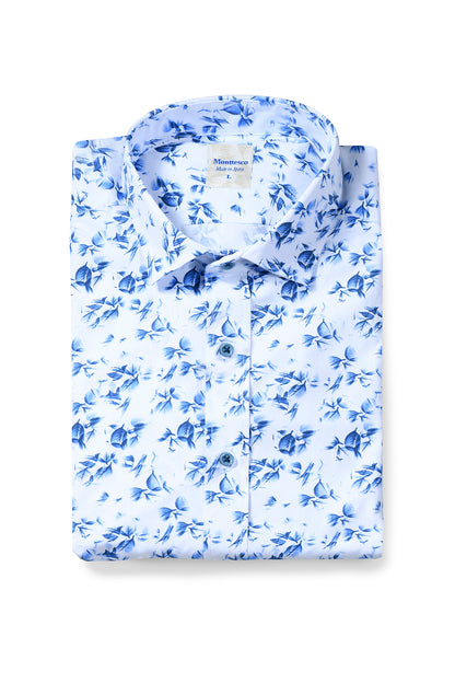 Camisa Monttesco primavera azul